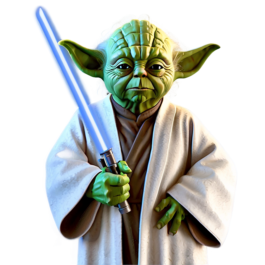 Yoda In Robes Png 16