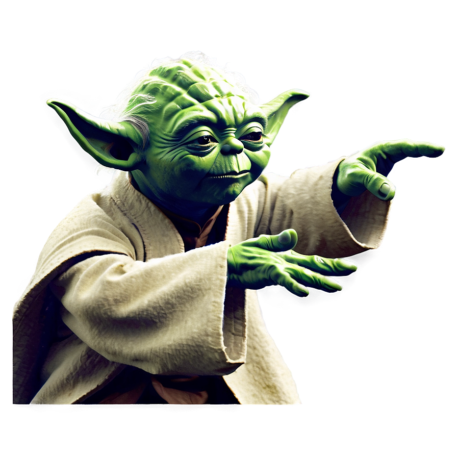 Yoda Vintage Art Png 4