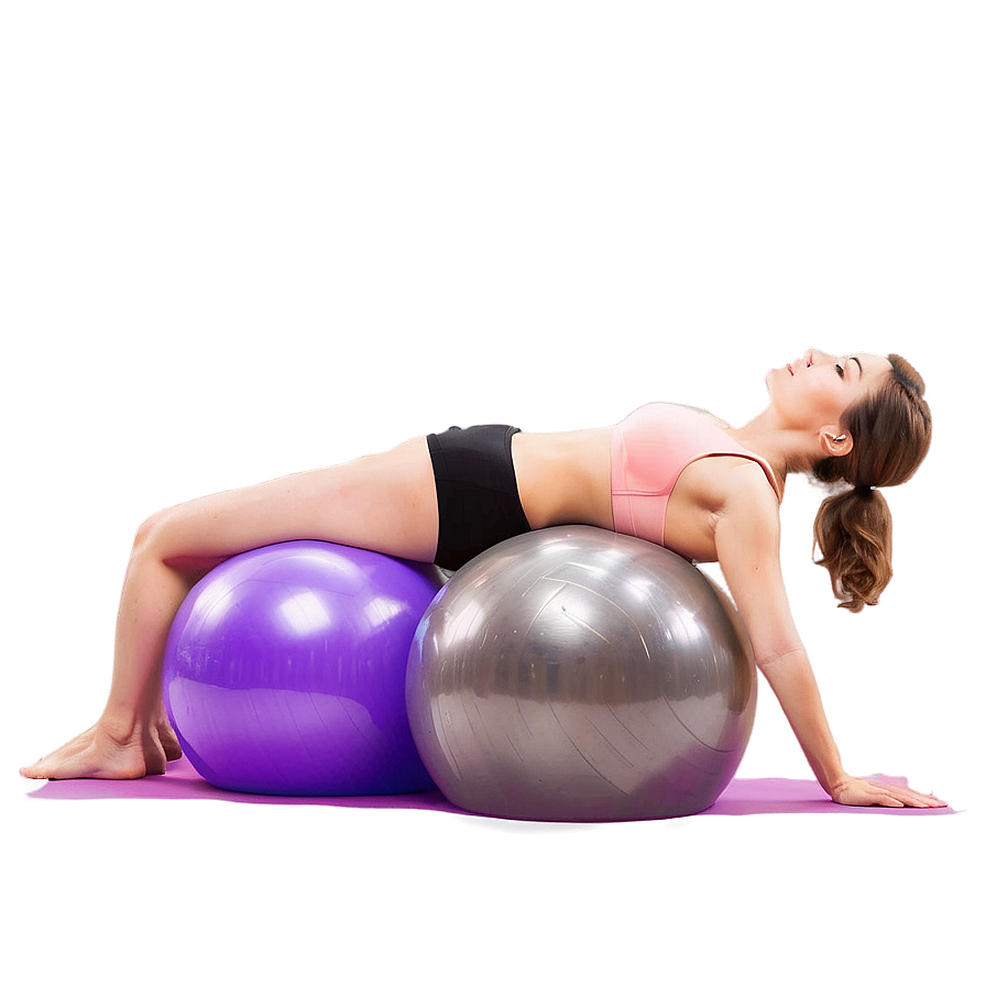 Yoga Ball Pilates Blend Png 80