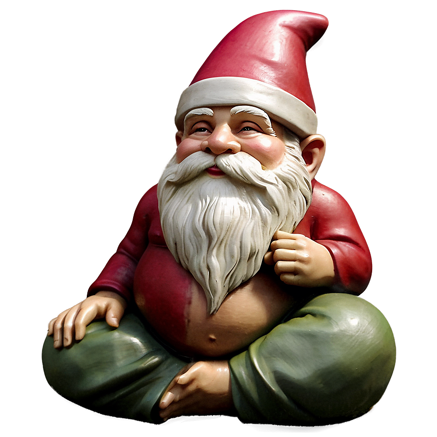 Yoga Garden Gnome Png 9