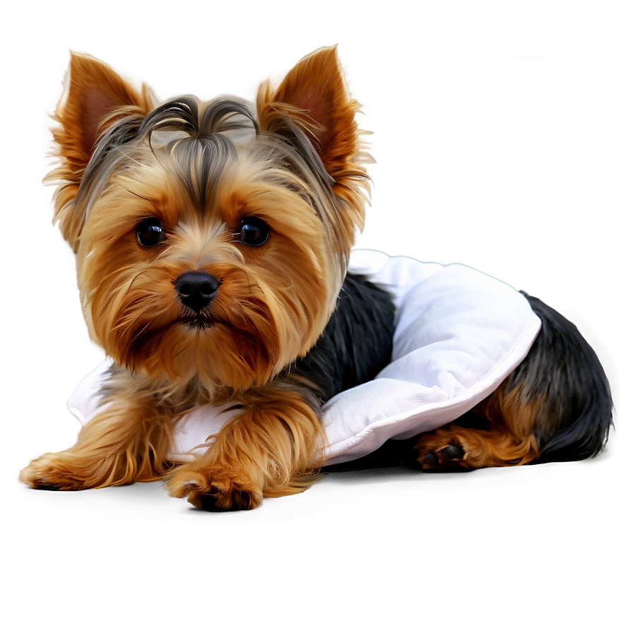 Yorkie In Bed Png Lou60