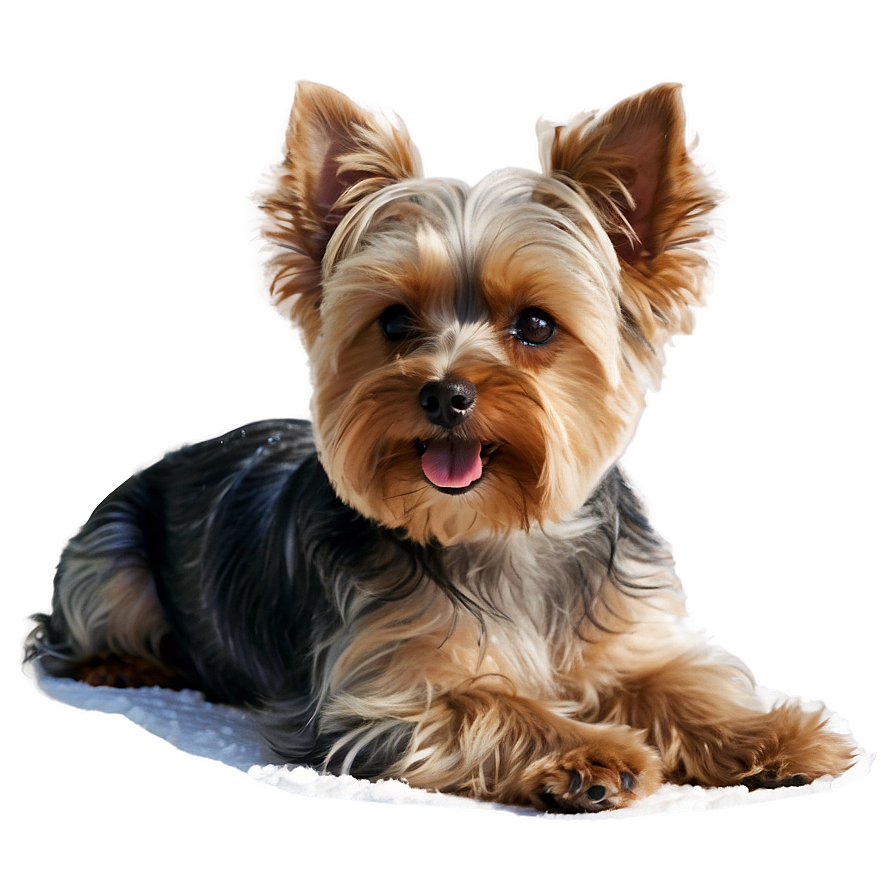 Yorkie In Snow Png 25