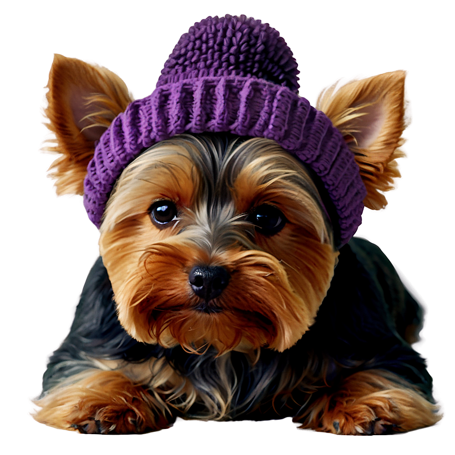 Yorkie With Hat Png Nxk