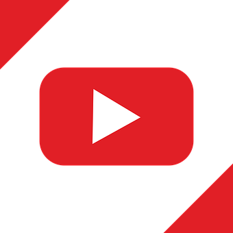 You Tube Logo Red Background PNG with transparent background