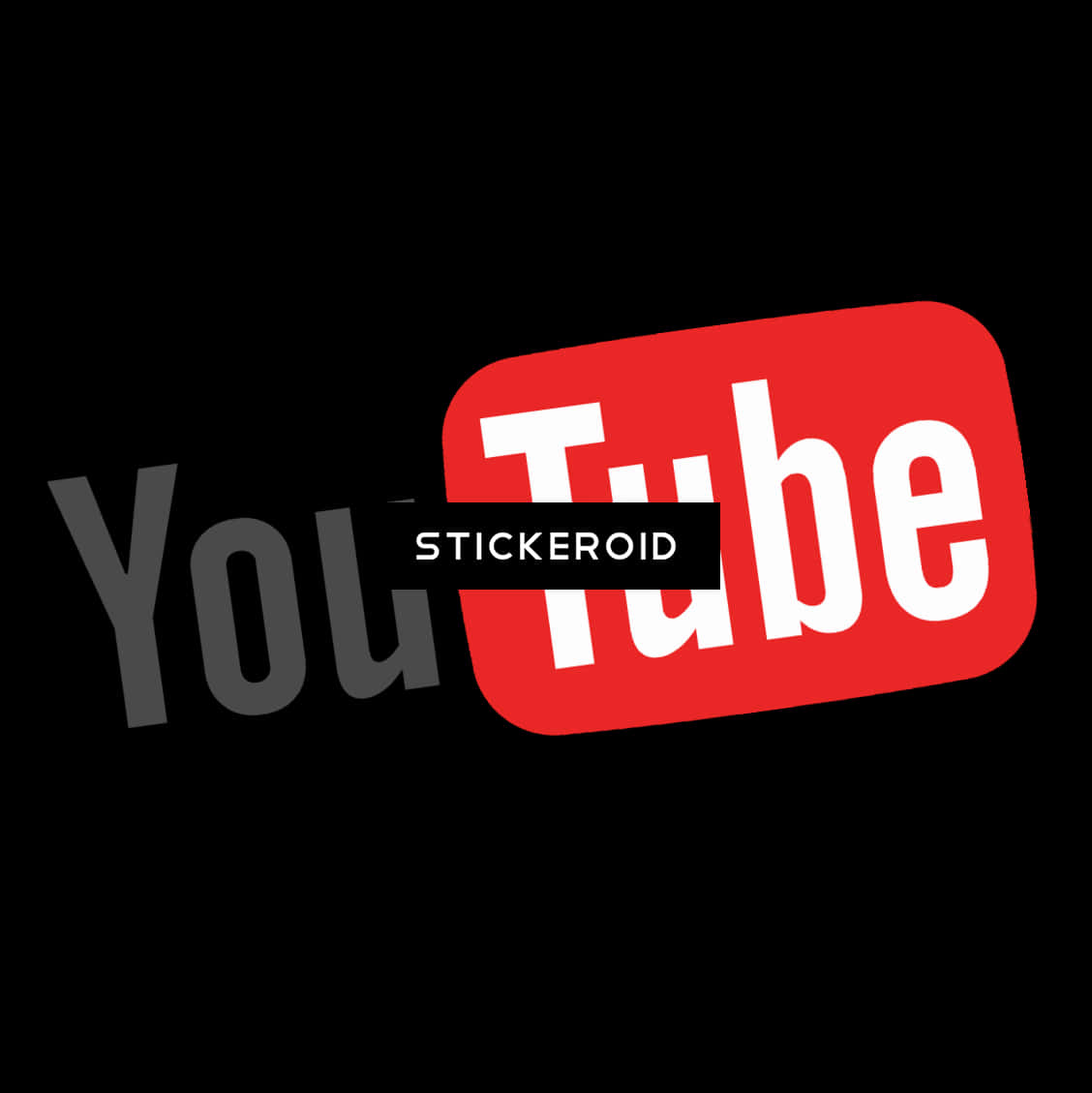 You Tube Logowith Watermark PNG with transparent background