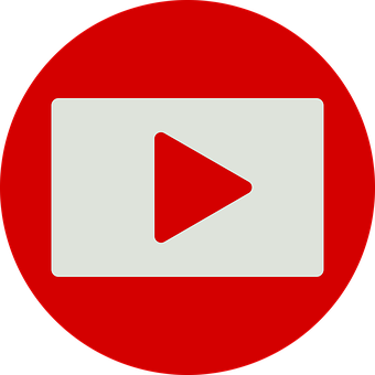 You Tube Play Button Icon PNG with transparent background