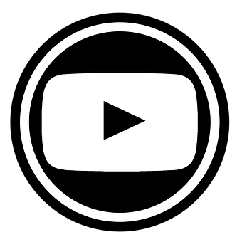 You Tube Play Button Icon PNG with transparent background