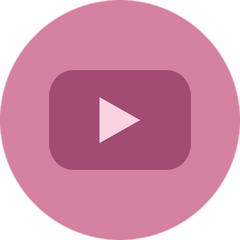 You Tube Play Button Icon PNG with transparent background
