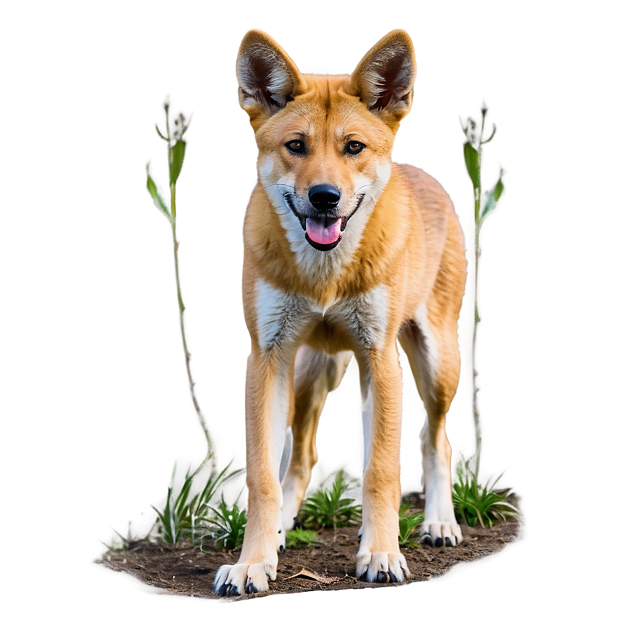 Young Dingo In Nature Png 06202024