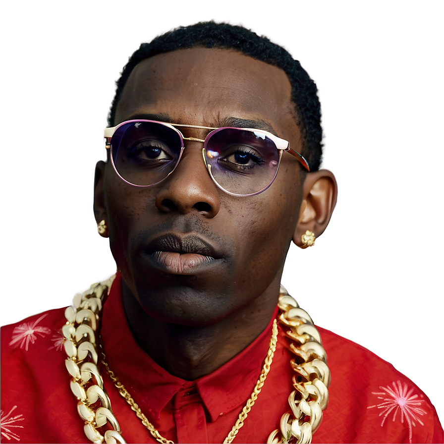Young Dolph Album Cover Tribute PNG 06122024 PNG with transparent background