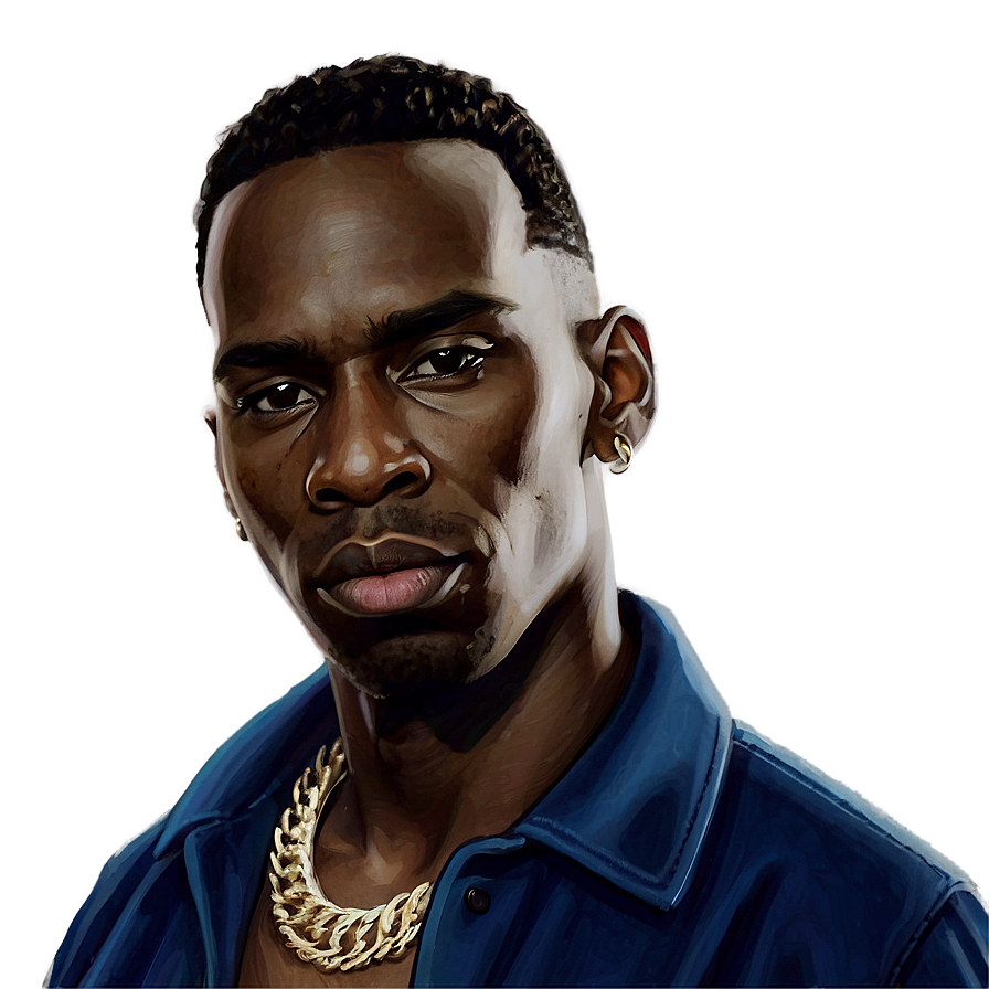 Young Dolph Rapper PNG qqc22 PNG with transparent background