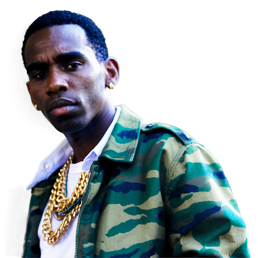 Young Dolph with Background PNG 06122024 PNG with transparent background