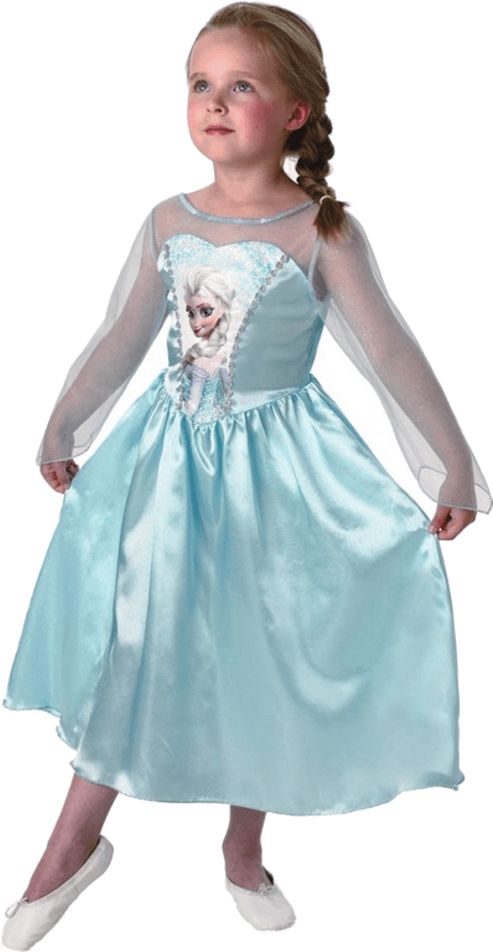 Young Girl Elsa Costume Frozen