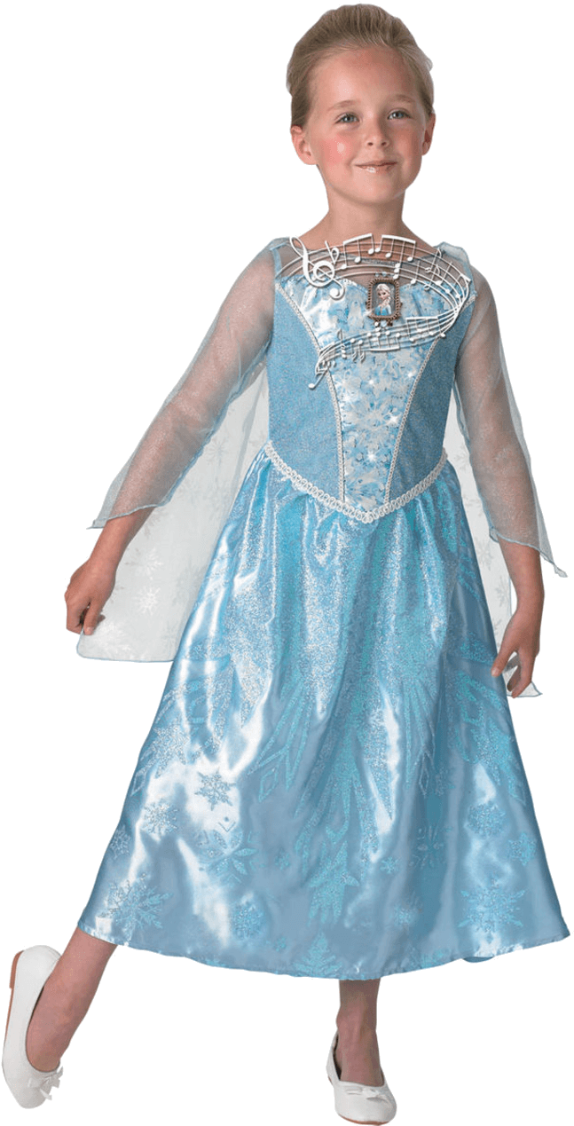 Young Girl Elsa Costume Frozen