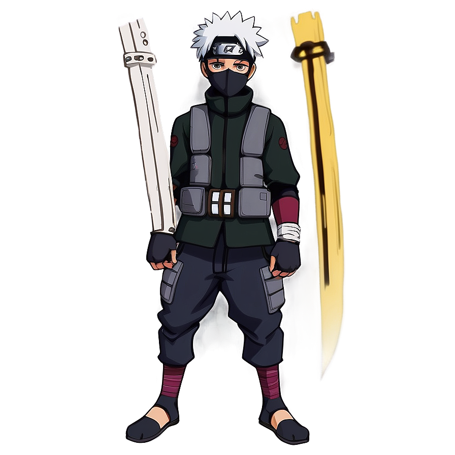 Young Kakashi Hatake In Anbu Gear Png Who11