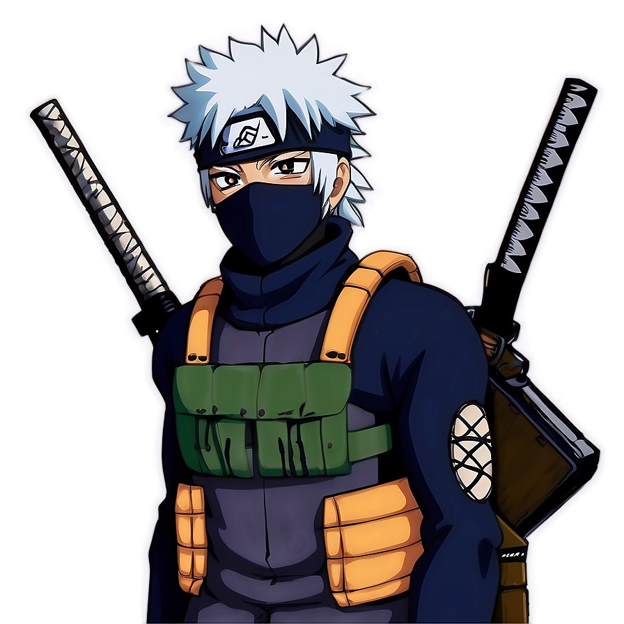 Young Kakashi Hatake In Anbu Gear Png Xax