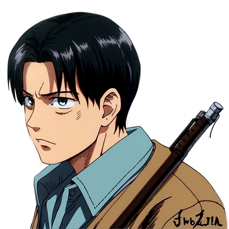 Young Levi Ackerman PNG qex39 PNG with transparent background