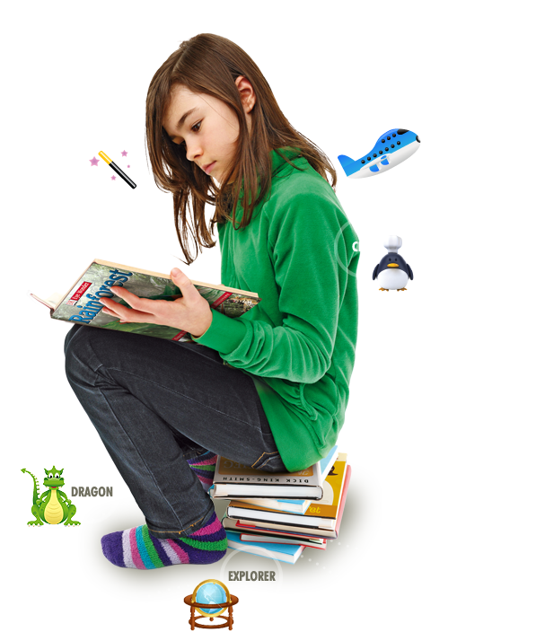 People Read Book Png - Kids Reading Book Png, Transparent Png PNG with transparent background