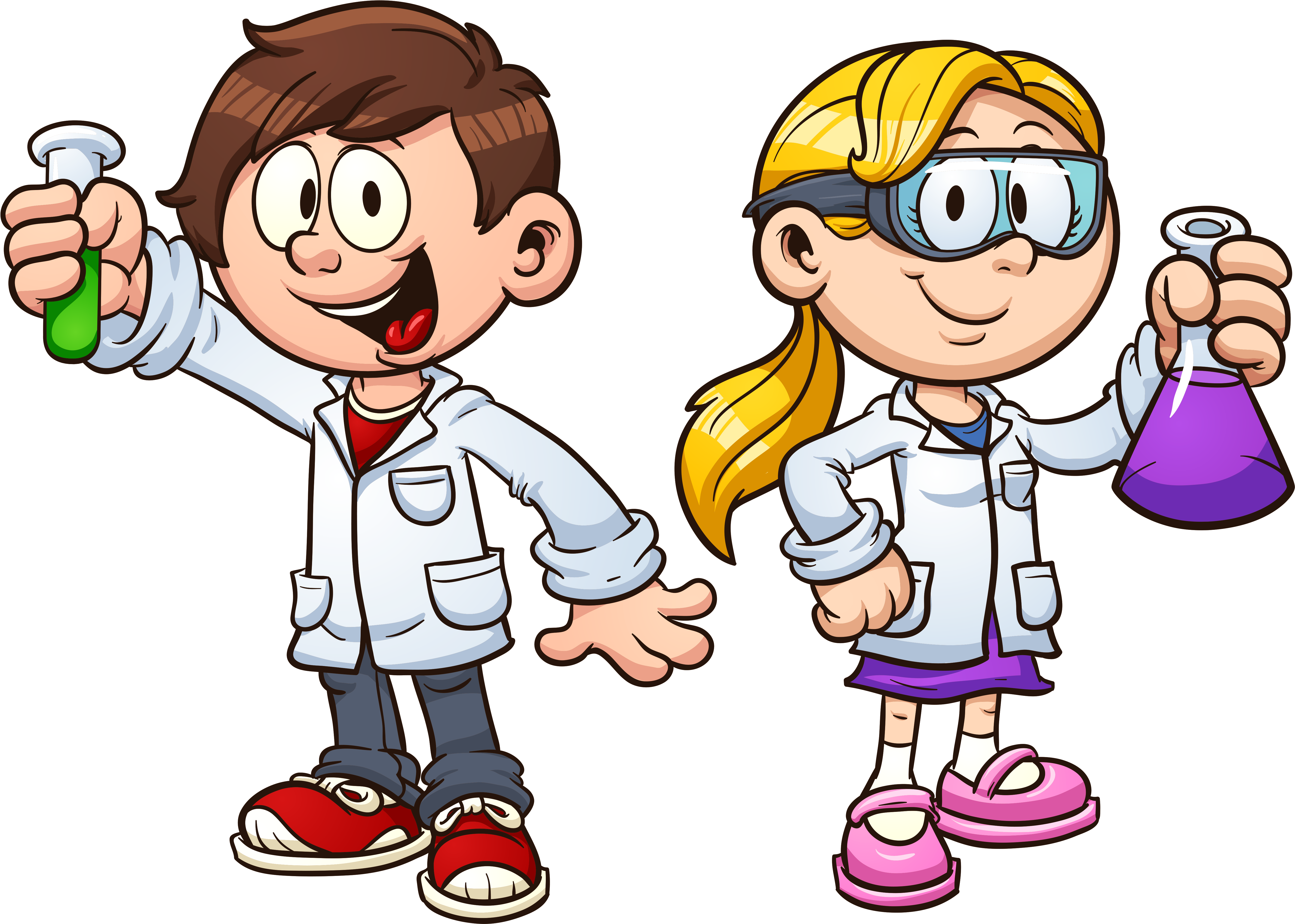Clipart Designs Science - Scientist Kid Clipart, HD Png Download PNG with transparent background