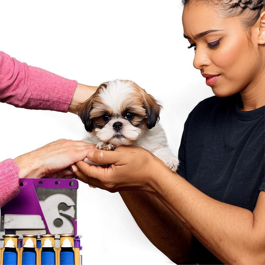 Young Shih Tzu Learns Tricks Png Lhe31