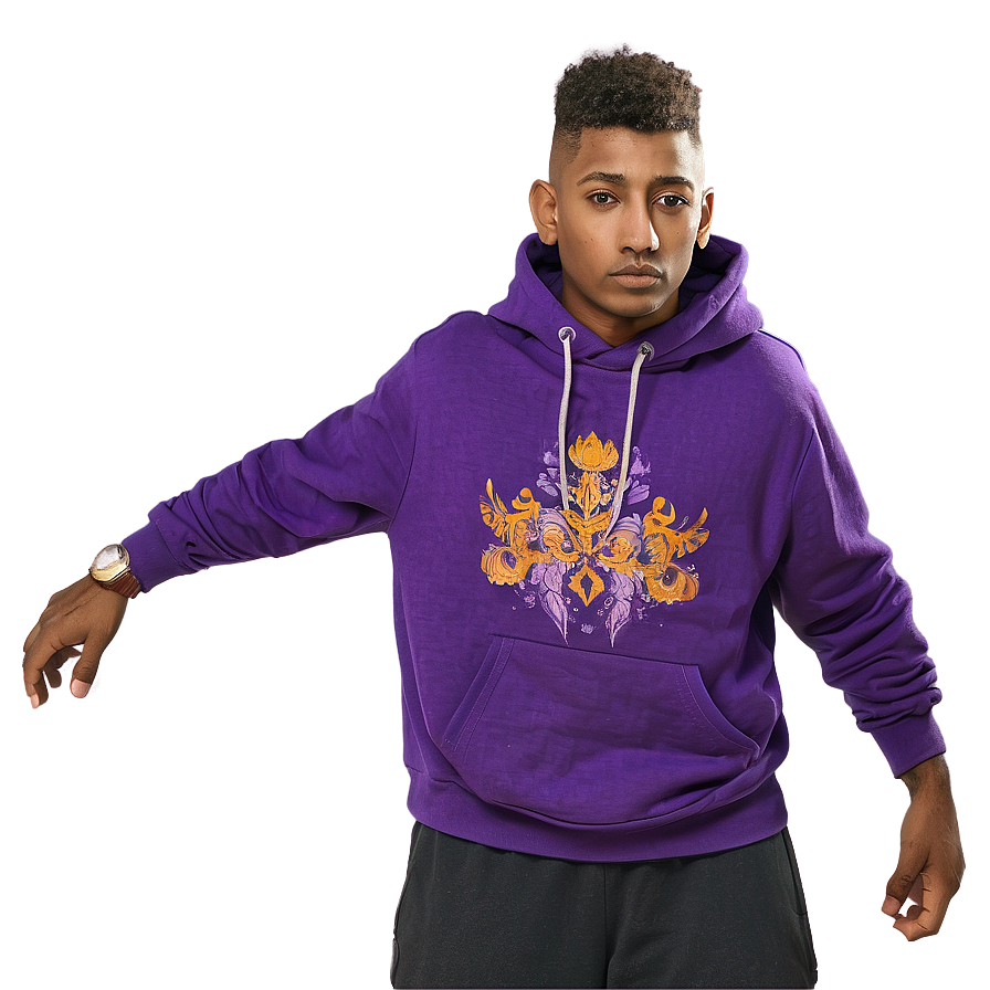 Youthful Purple Hoodie Illustration Png Jgm