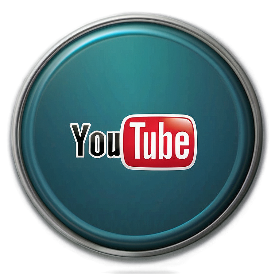 Youtube Logo on a Circular Badge PNG wra52 PNG with transparent background
