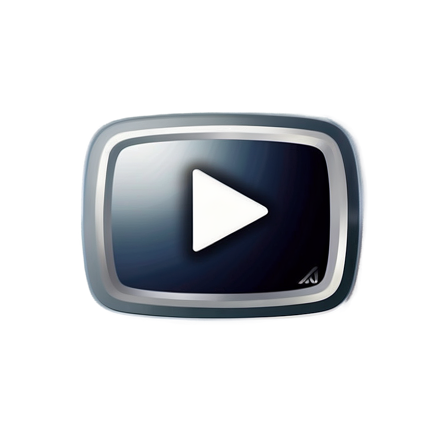 Youtube Silver Play Button PNG gfh PNG with transparent background