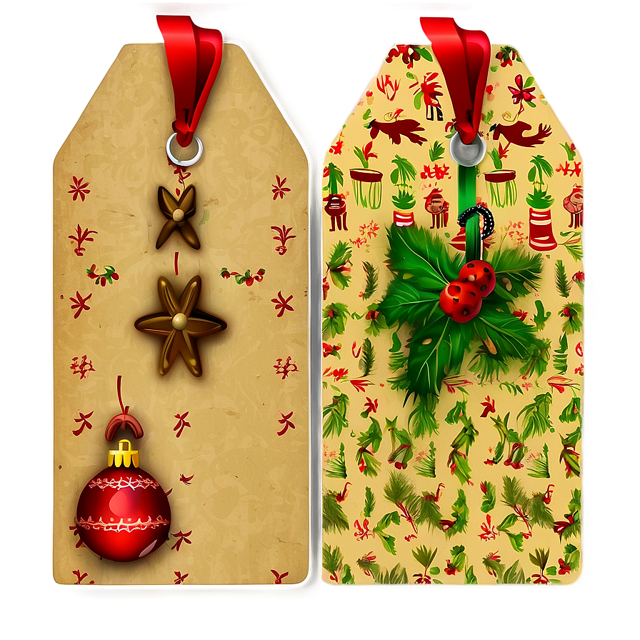 Yuletide Cheer Gift Tag Png Dse67