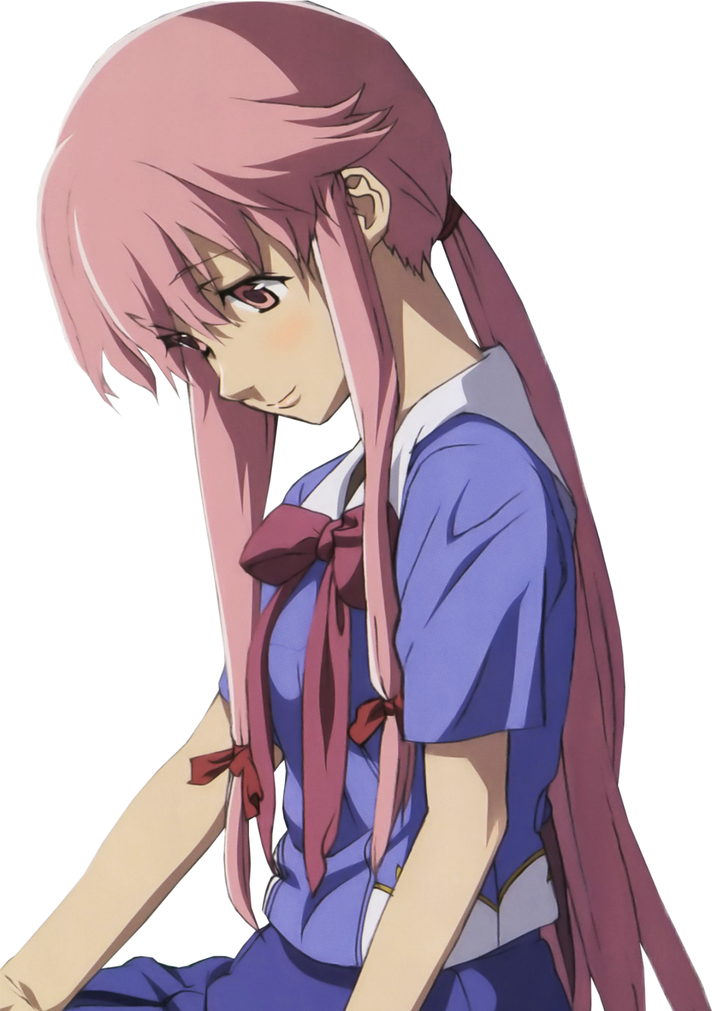 #yuno Gasai #png #render - Yuno Gasai Mirai Nikki, Transparent Png PNG with transparent background