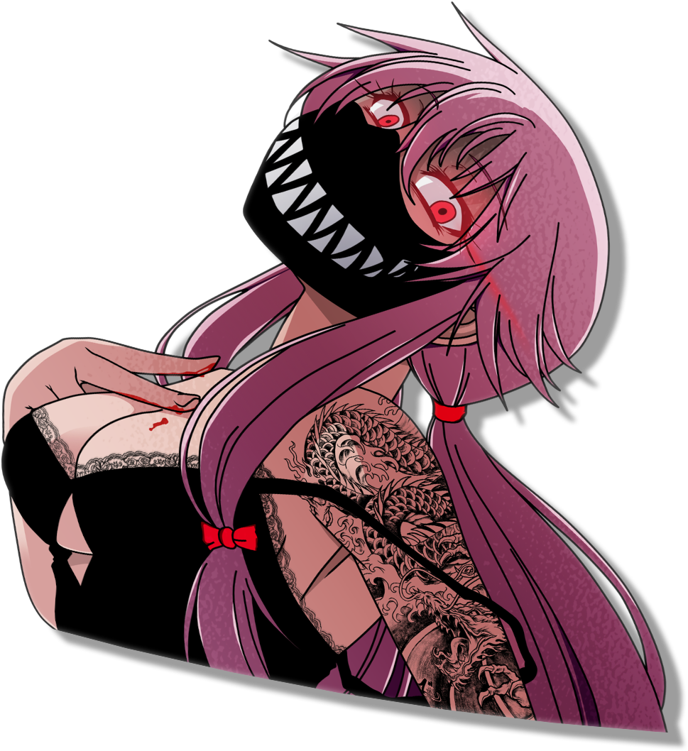 Image Of Psycho Girlfriend - Psycho Yuno Gasai Png, Transparent Png PNG with transparent background