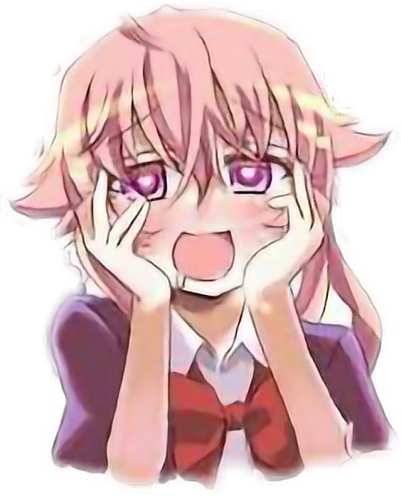 Yuno Gasai Anime Expression