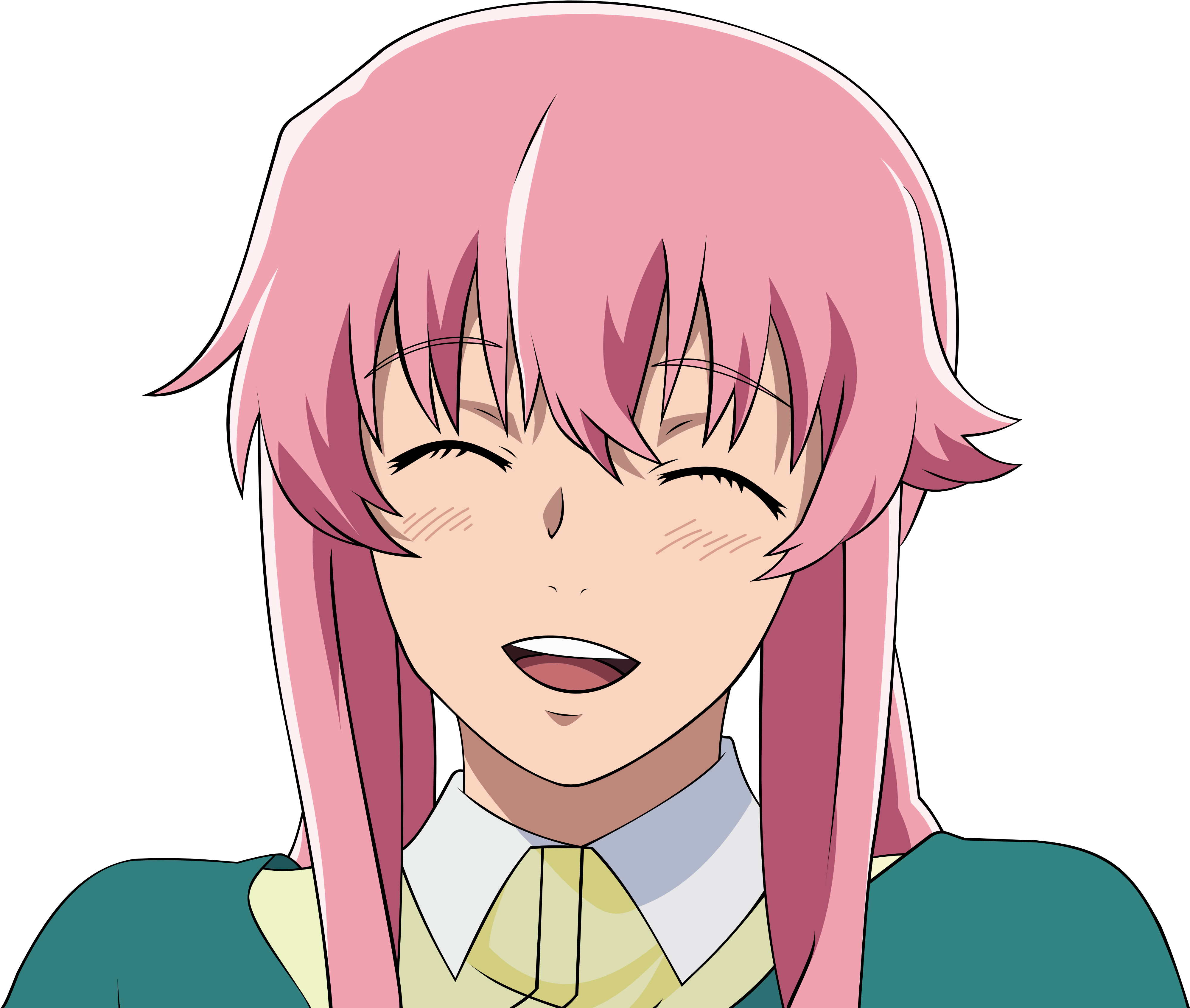 Yuno Gasai Anime Laugh