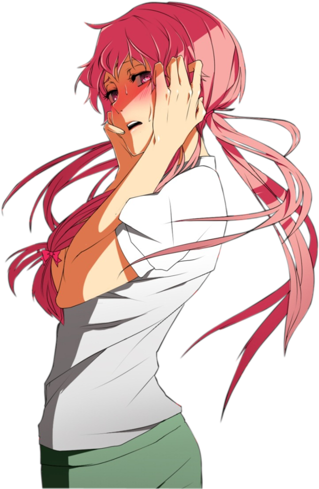 Yuno Gasai Png , Png Download - Yuno Gasai Phone Background, Transparent Png PNG with transparent background