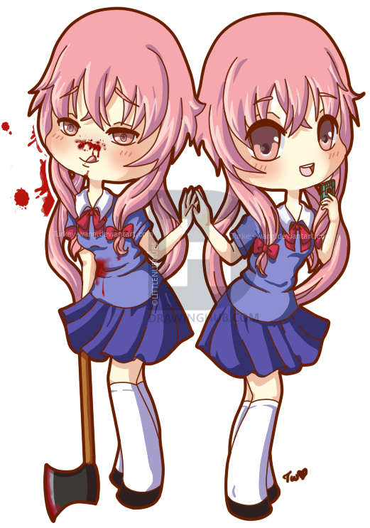 Yuno Gasai Cute Chibi, HD Png Download PNG with transparent background