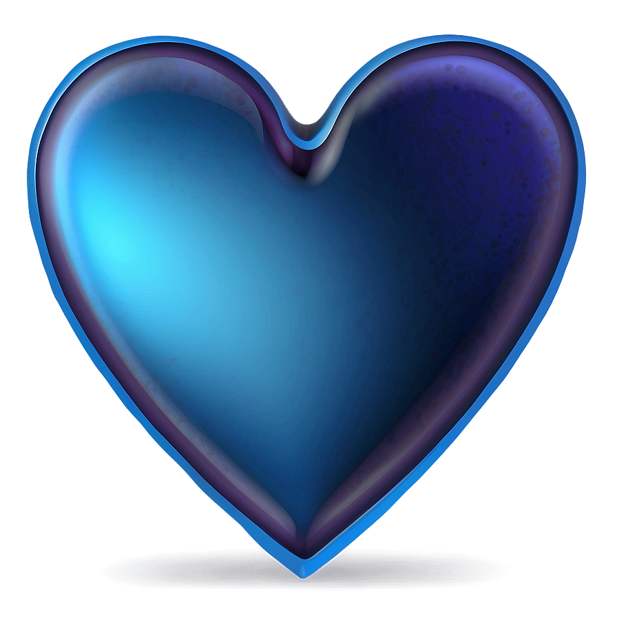 Zaffre Blue Heart Icon Png 06272024