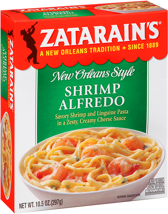 Shrimp Alfredo - Zatarain's Shrimp Alfredo, HD Png Download PNG with transparent background
