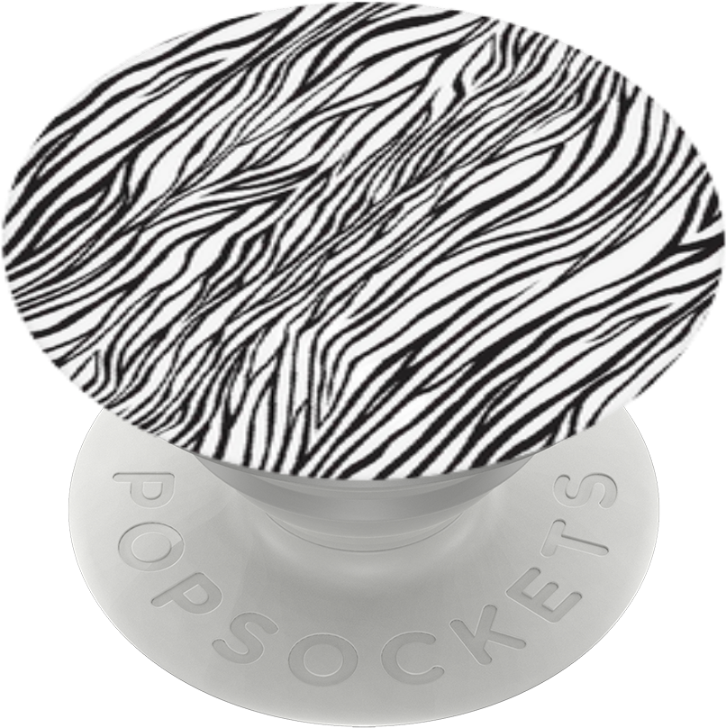 Zebra Print Pop Socket Design