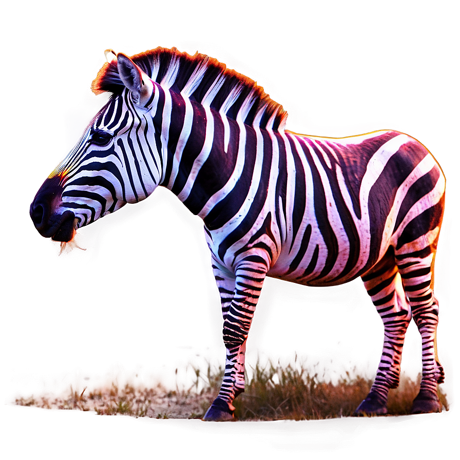 Zebra Sunset Scene Png 81