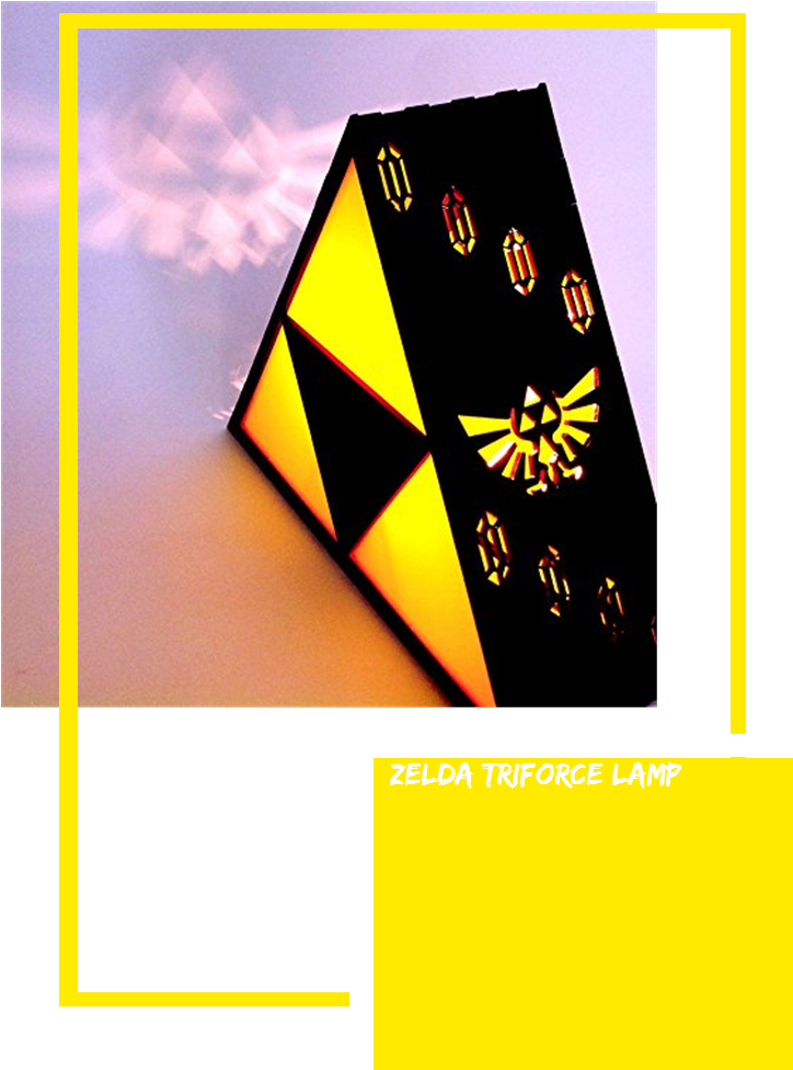 Zelda Triforce Lamp, HD Png Download PNG with transparent background