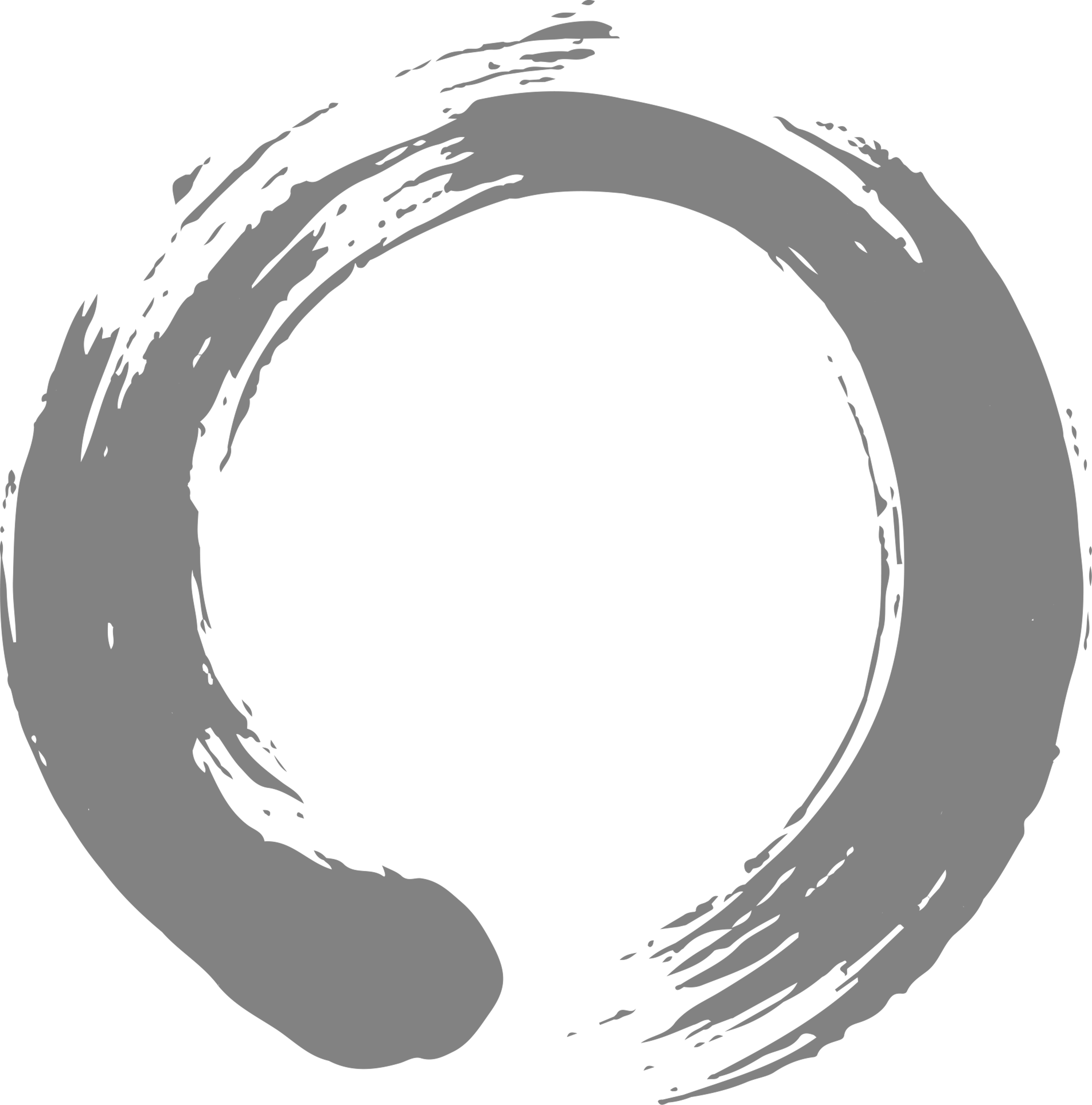 Zen Enso Brushstroke Art