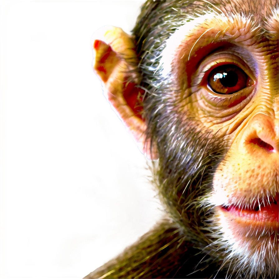 Zen Monkey Face Meditation Png Uie