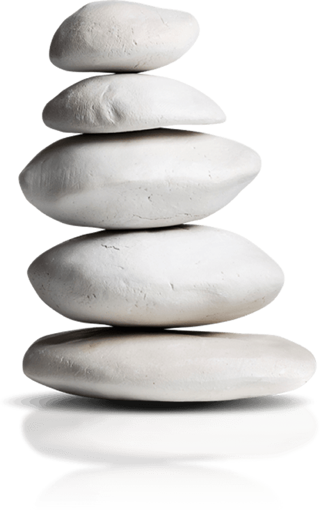 Zen Stone Stack Spa Wellness Balance PNG with transparent background