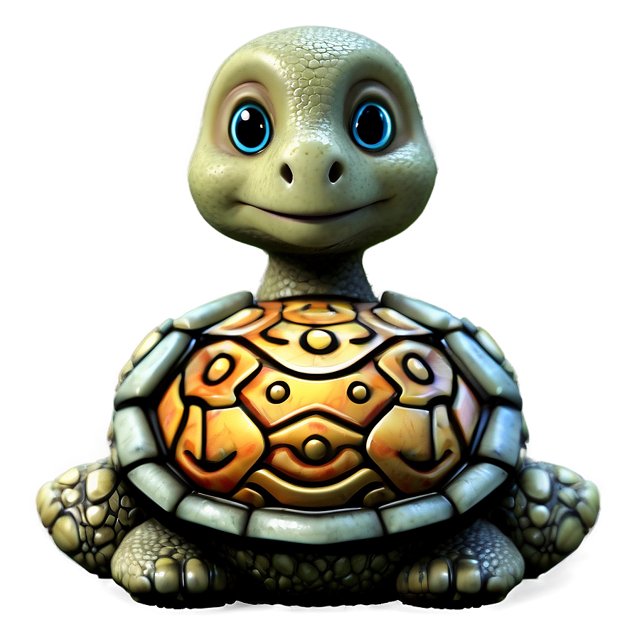 Zen Turtle With Lotus Flower Png 06242024