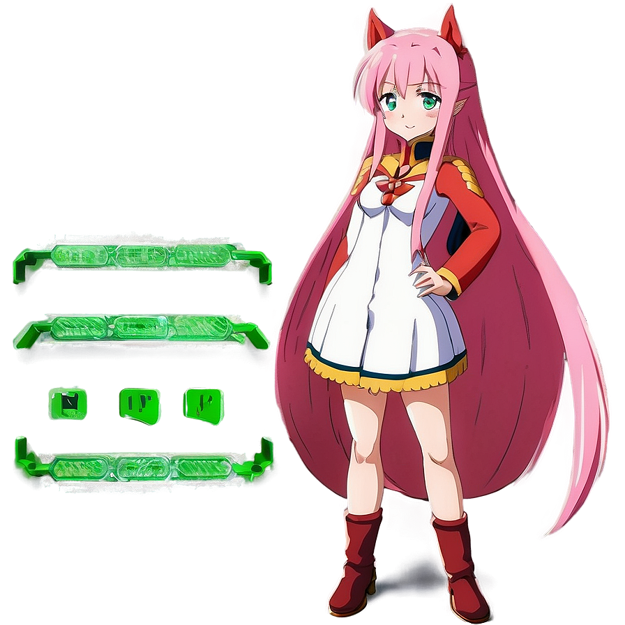 Zero Two Fan Art PNG 06112024 PNG with transparent background