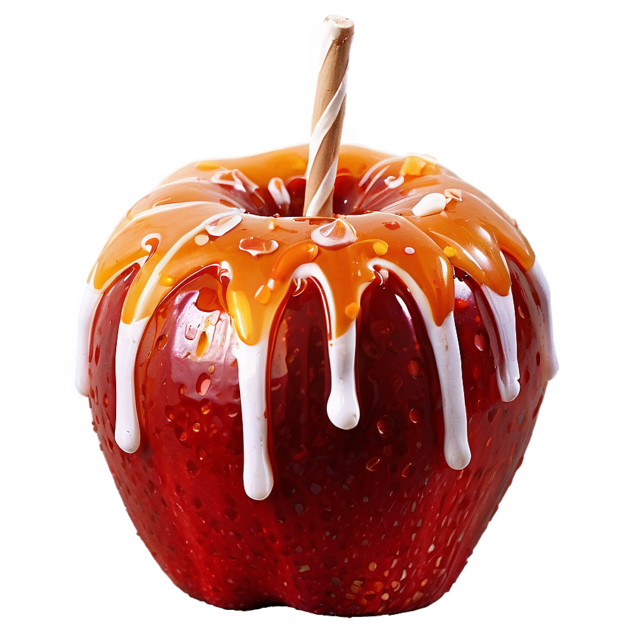 Zesty Orange Candy Apple Png Owh94