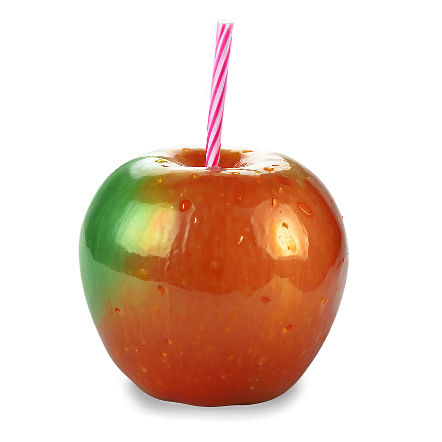 Zesty Orange Candy Apple Png Sie