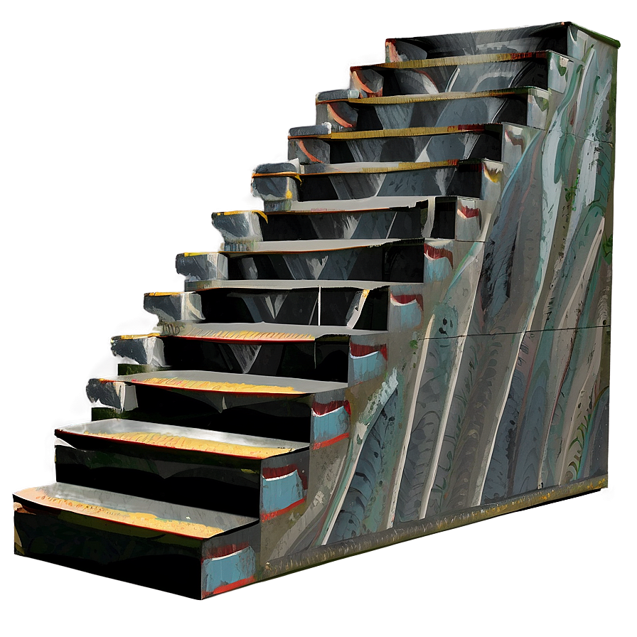 Zigzag Staircase Png Bis3