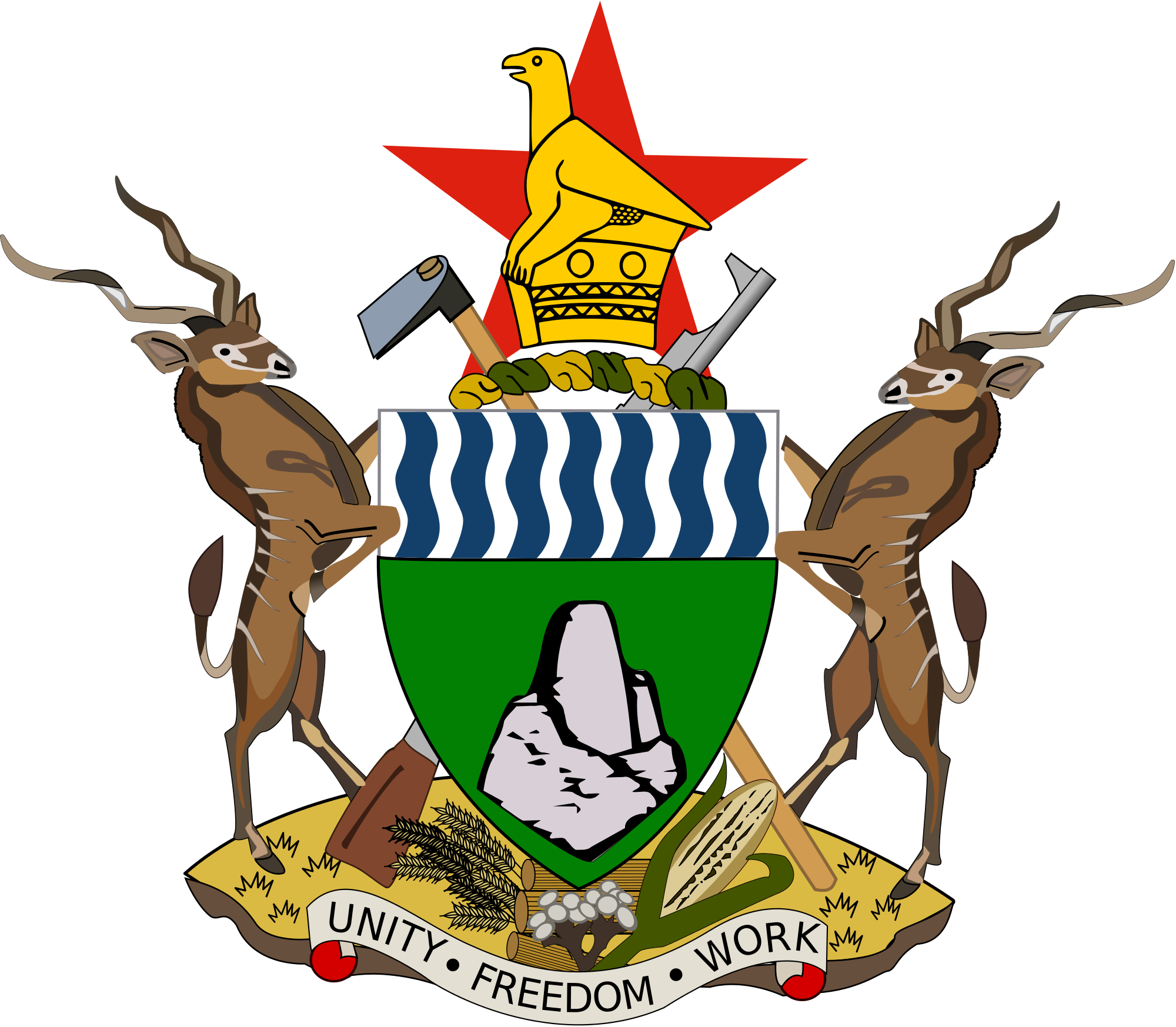 Zimbabwe National Coatof Arms