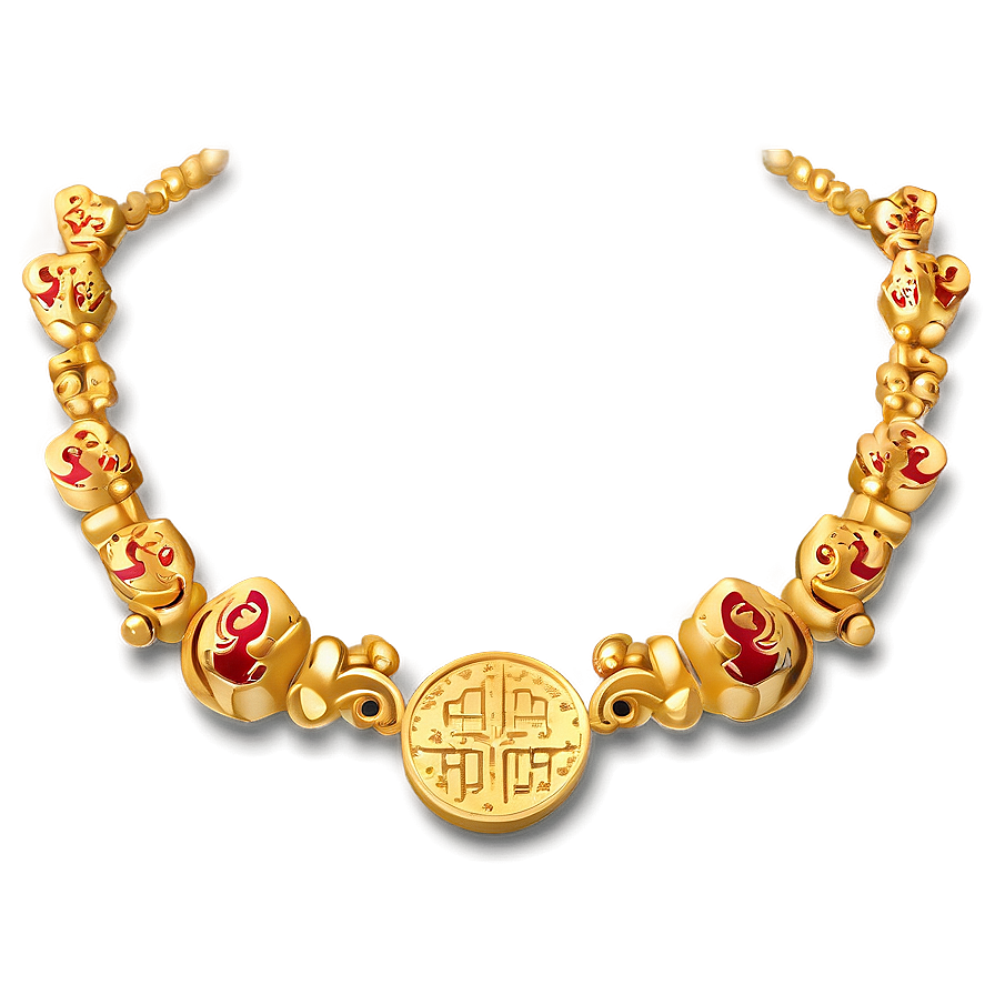 Zodiac Gold Necklace Png Itm7