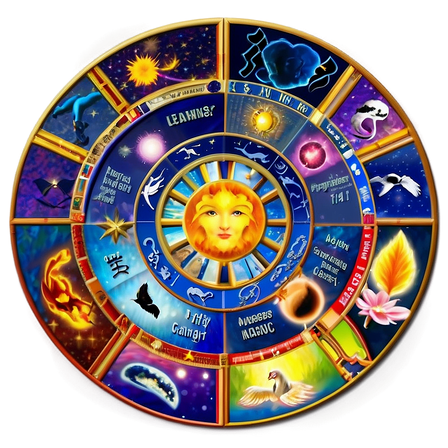 Zodiac Signs And Symbols Chart Png Css